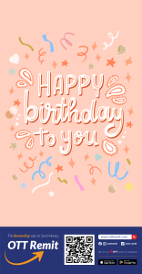 Digital Greeting Card - Happy Birthday to you