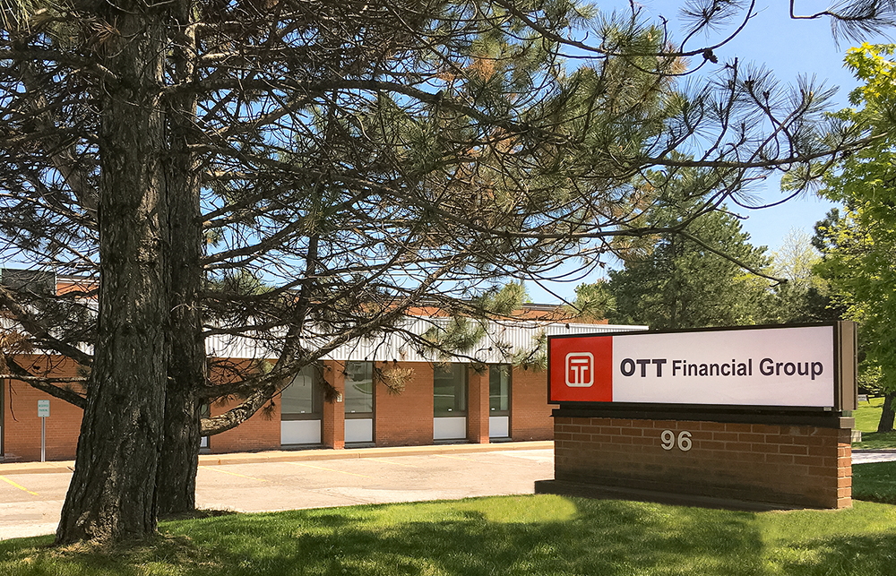 Exterior of OTT Financial Group's Markham location