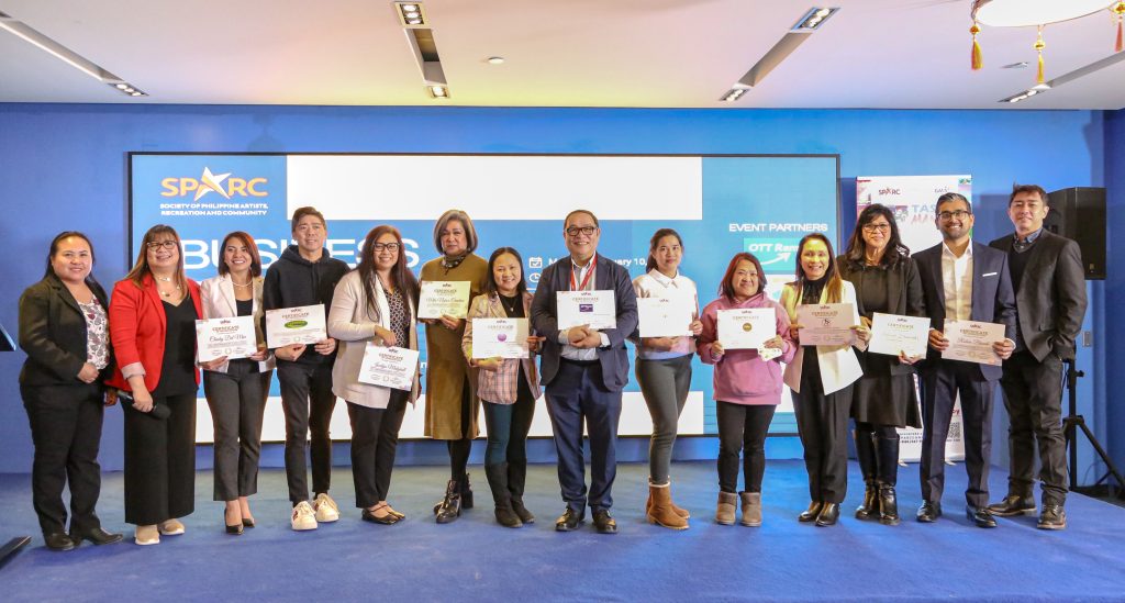 Group photo of participants in community event for small businesses in Toronto