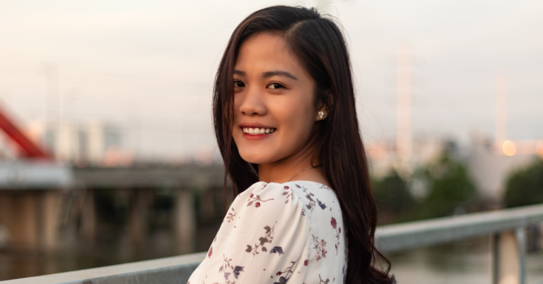 Smiling Filipino Woman