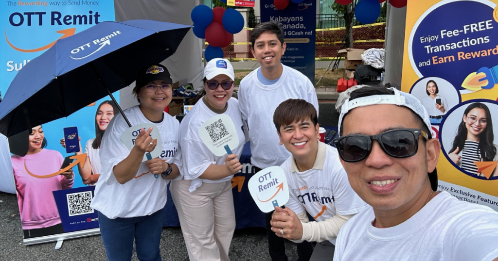 Selfie of OTT Remit team member at Taste of Manila